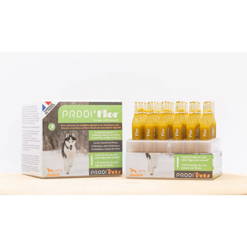 Prodipets - PRODI'FLOR Cat & Dog 30 Vials Probiotics Prebiotics Gut Health & Immunity Supplement