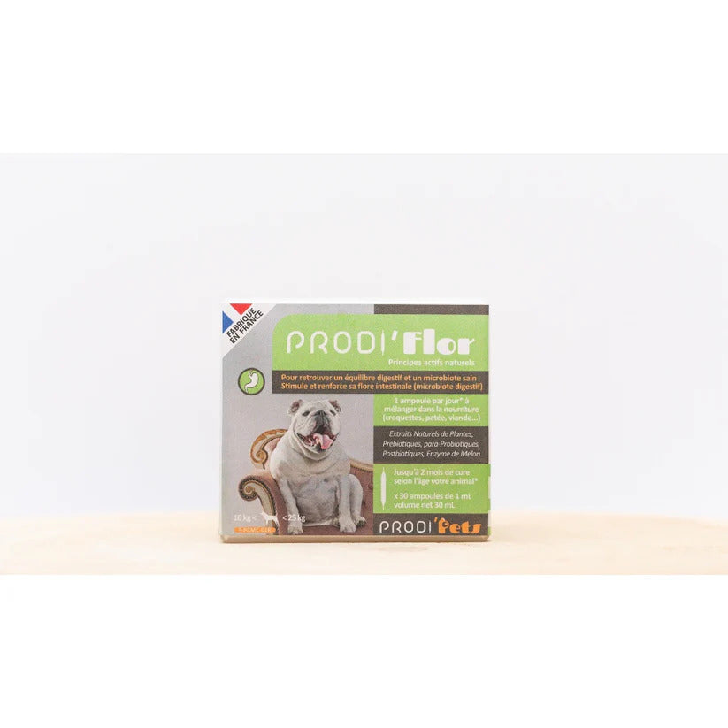 Prodipets - PRODI'FLOR Cat & Dog 30 Vials Probiotics Prebiotics Gut Health & Immunity Supplement