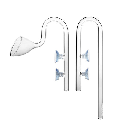 CHIHIROS - Lily Glass Pipe Inflow Outflow Aquarium Filter Pipe Clear Glass