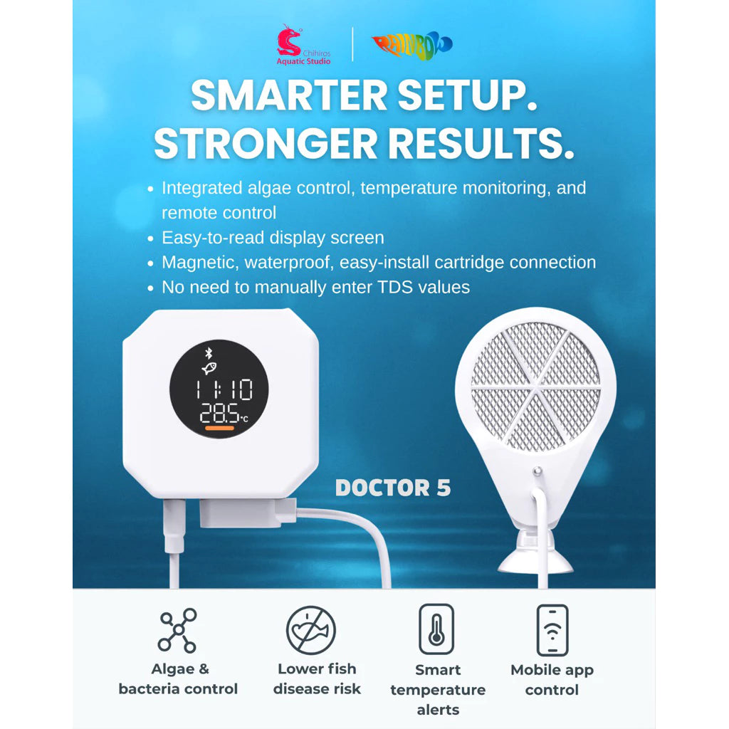 CHIHIROS - Doctor 5 Anti Algae Electrolysis with Smart Monitoring Temperature Latest 2025 Model