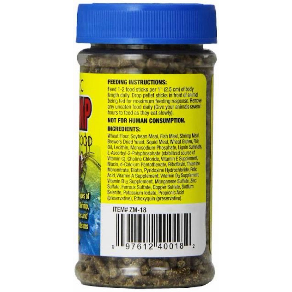 Zoo Med - Shrimp Crab Lobster Food Aquatic Invertebrate Sinking Pellets Fish Tank Feed