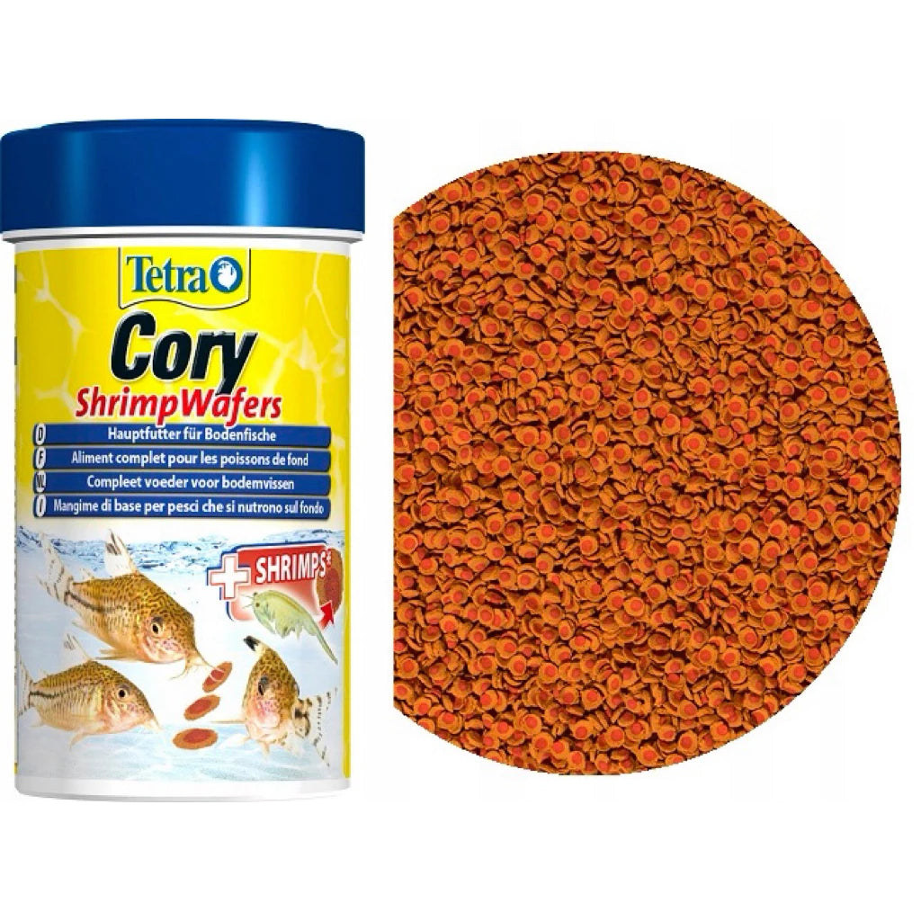 TETRA - Cory Wafers made from Shrimp Sinking food for bottom dwellers