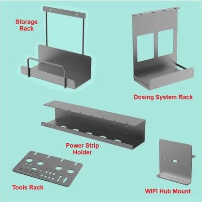 CHIHIROS - Metal Cabinet Accessories Storage Tools Power Strip Holder Dosing Rack Aquarium
