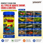 Zoo Med - Shrimp Crab Lobster Food Aquatic Invertebrate Sinking Pellets Fish Tank Feed