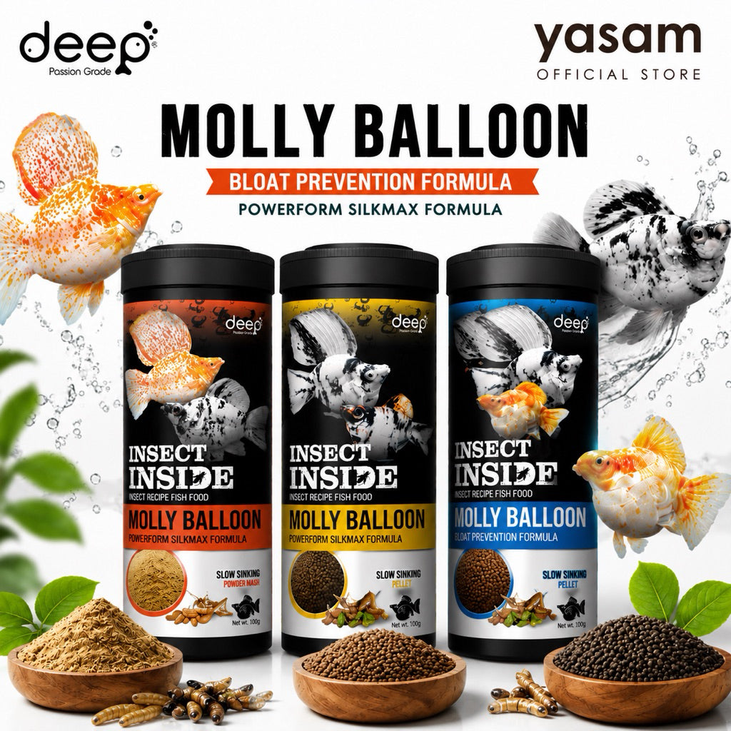 DEEP - Molly Balloon Bloat Prevention Powerform Silkmax Formula (Powder Mash and Pellet)