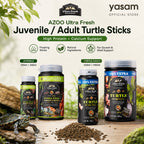 AZOO Ultra Fresh - Juvenile Turtle Stick | Growth Formula Food for Baby Turtles High Protein Calcium