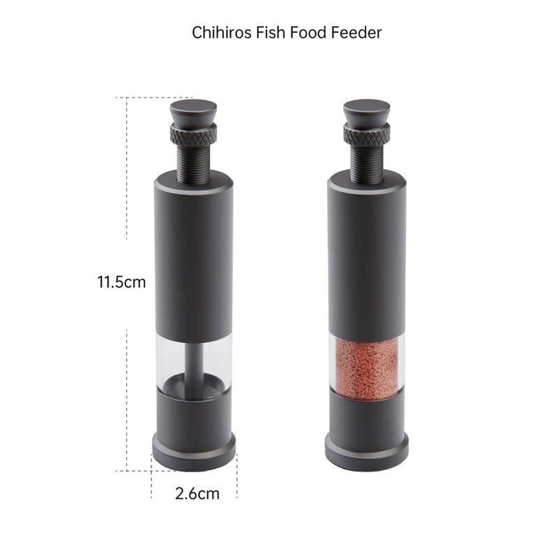 CHIHIROS - Pro Fish Food Feeder (Clean, Easy & Consistent)