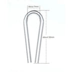 CHIHIROS - U Clip Secure Acrylic Hose Holder for CO2 or O2 (M Size for Standard Air tubbing 9mm)