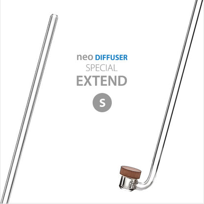 AQUARIO NEO - CO2 Diffuser Extend Original & Special Brown (Finest air bubbles in the industry)