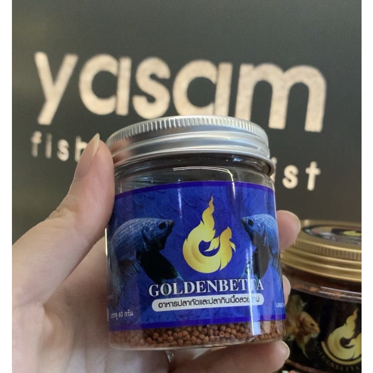 GOLDEN BETTA - Food Pellet (Ukuran Bubuk, Pelet Mini &amp; Besar)